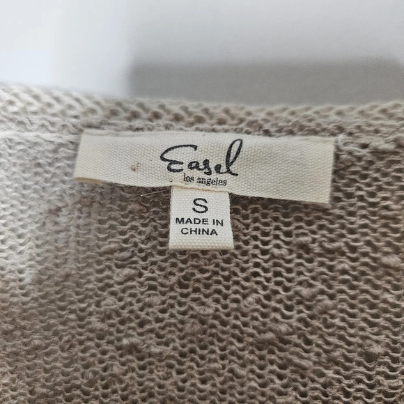 New! Easel Long Sleeve Knitted Pullover S - Picture 6 of 10